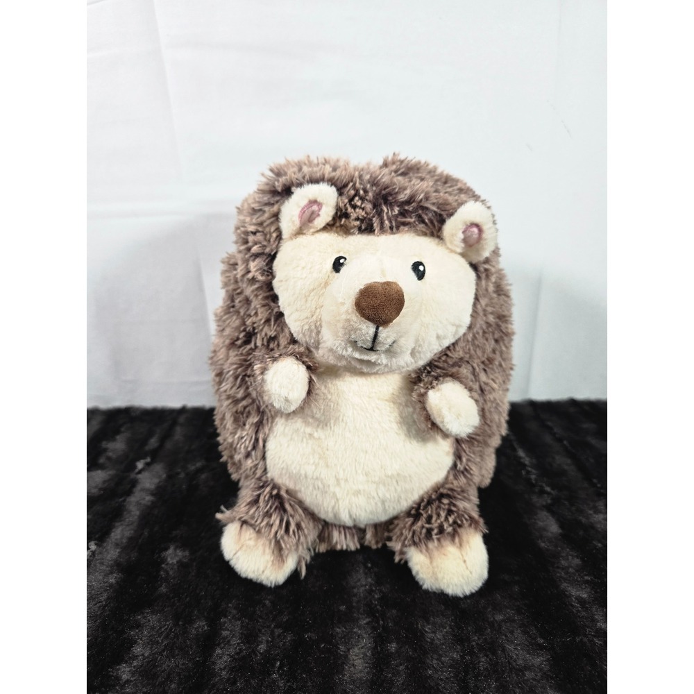 Gigglescape Brown Hedgehog Plush Stuffed Animal Hideaway Reversible Toy